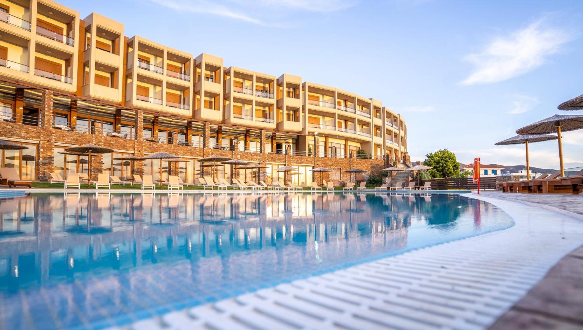 Evia Hotel & Suites Marmari  Exteriör bild
